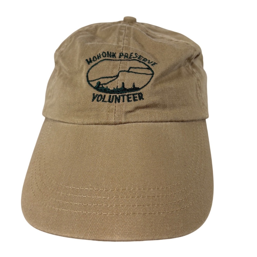Anvil Mohonk Preserve Volunteer Baseball Cap Khaki Cotton Adjustable Dad Hat